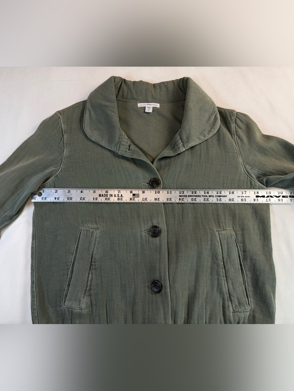 James Perse Olive Green Utility Jacket - Picture 8 of 12